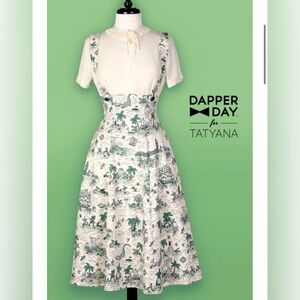 Dapper Day Tatyana Jumper Neverland Skirt Unicorn XL never worn pinup rockabilly